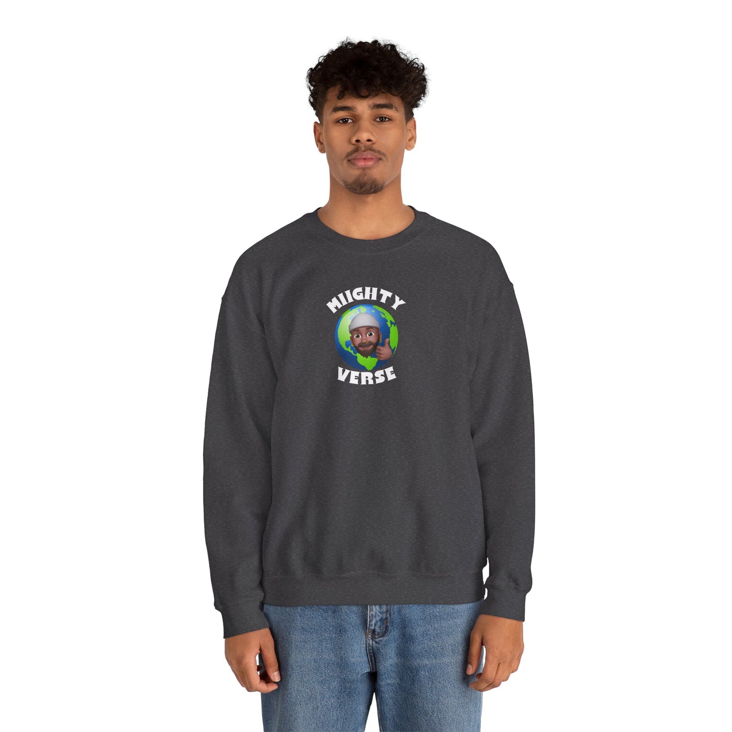 MiightyVerse Unisex Heavy Blend Crewneck Sweatshirt