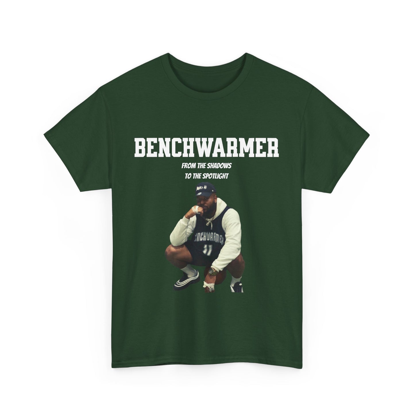 Benchwarmer Spotlight Graphic Tee: Unisex Heavy Cotton Tee