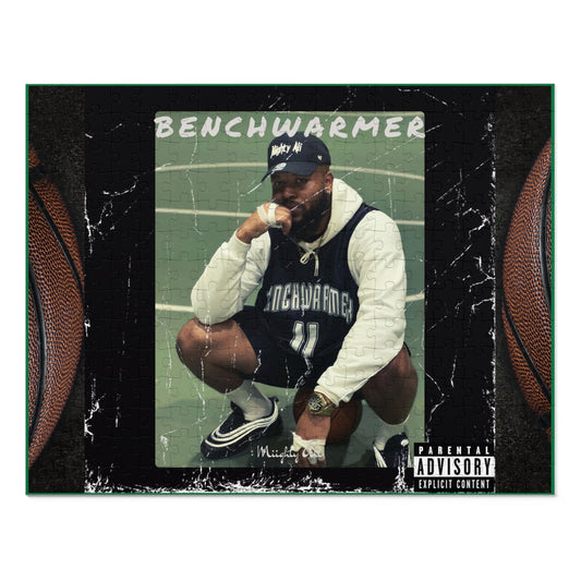 Benchwarmer Album Art Jigsaw Puzzle with Tin – 252-Piece Basketball Poster Puzzle