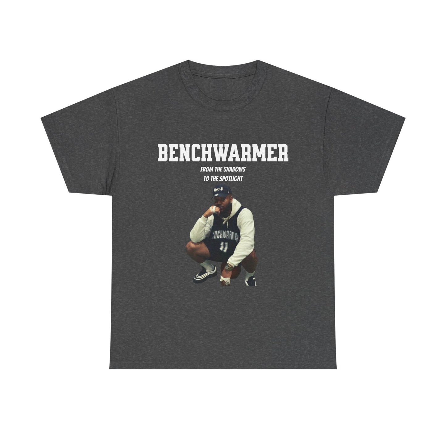 Benchwarmer Spotlight Graphic Tee: Unisex Heavy Cotton Tee
