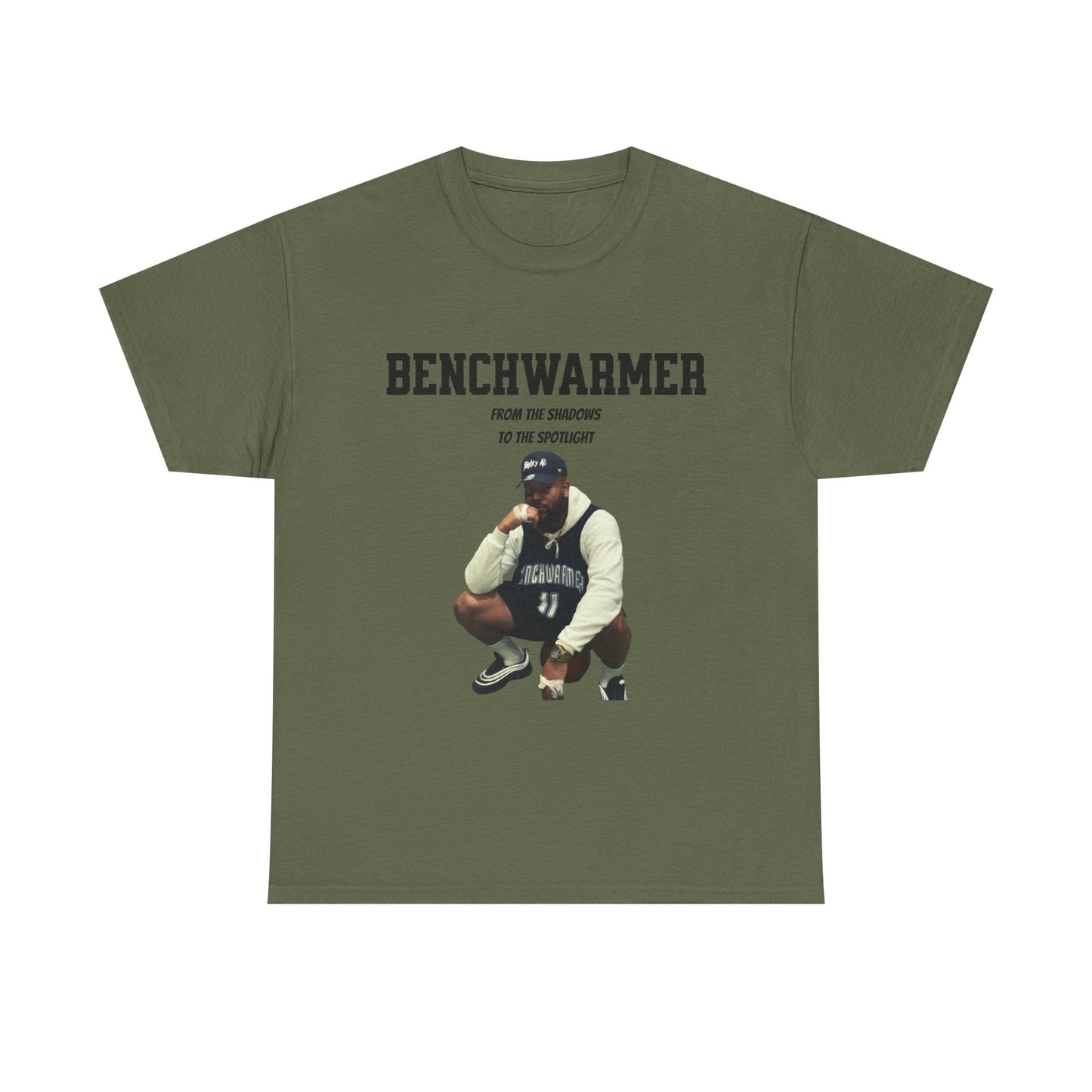 Benchwarmer Spotlight Graphic Tee: Unisex Heavy Cotton Tee