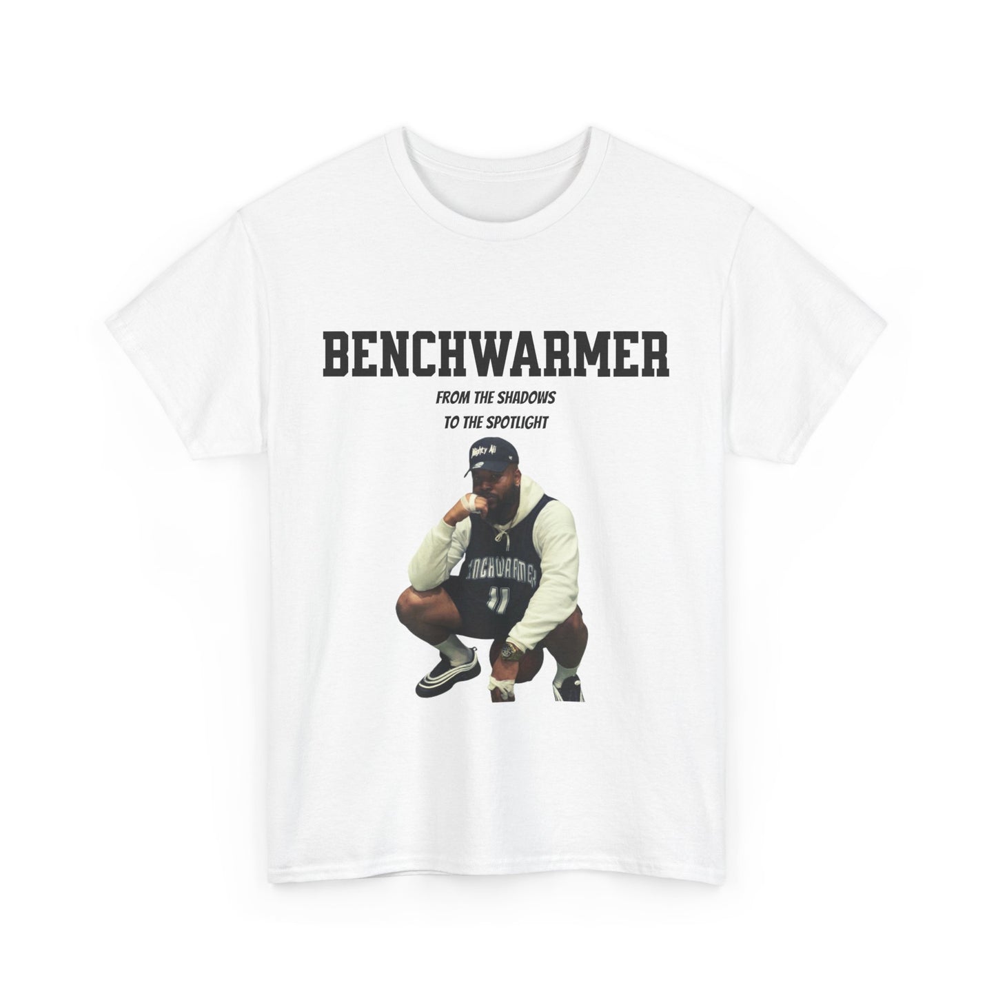 Benchwarmer Spotlight Graphic Tee: Unisex Heavy Cotton Tee
