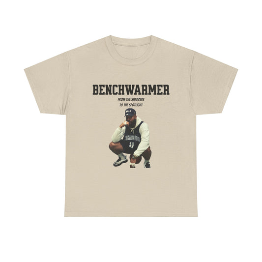 Benchwarmer Spotlight Graphic Tee: Unisex Heavy Cotton Tee