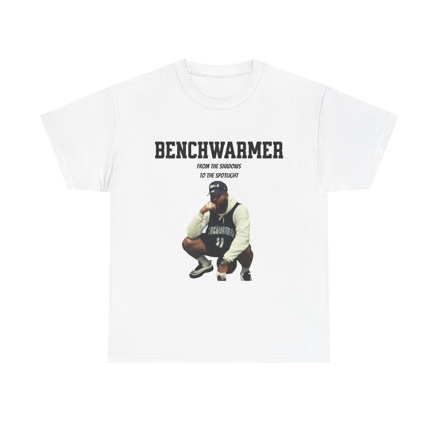 Benchwarmer Spotlight Graphic Tee: Unisex Heavy Cotton Tee