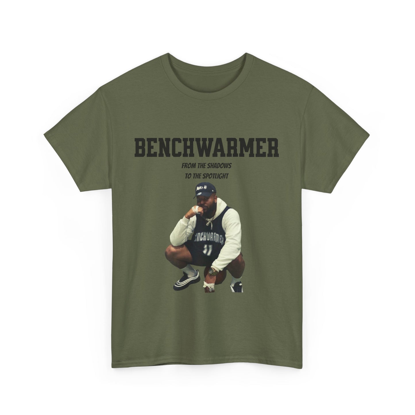 Benchwarmer Spotlight Graphic Tee: Unisex Heavy Cotton Tee