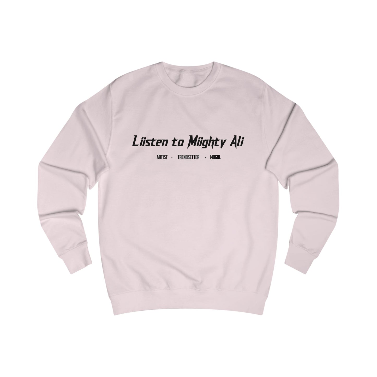 “Listen to Miighty Ali” Fan Crewneck Sweater
