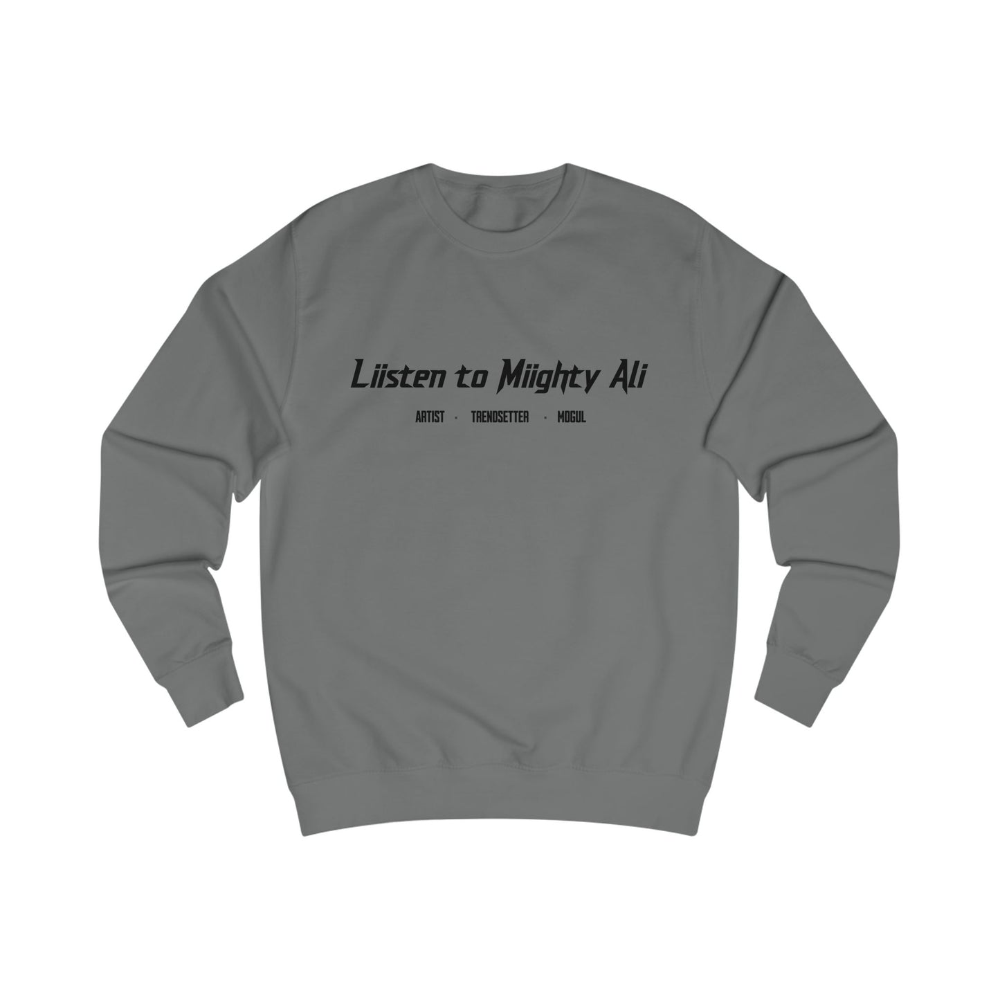 “Listen to Miighty Ali” Fan Crewneck Sweater