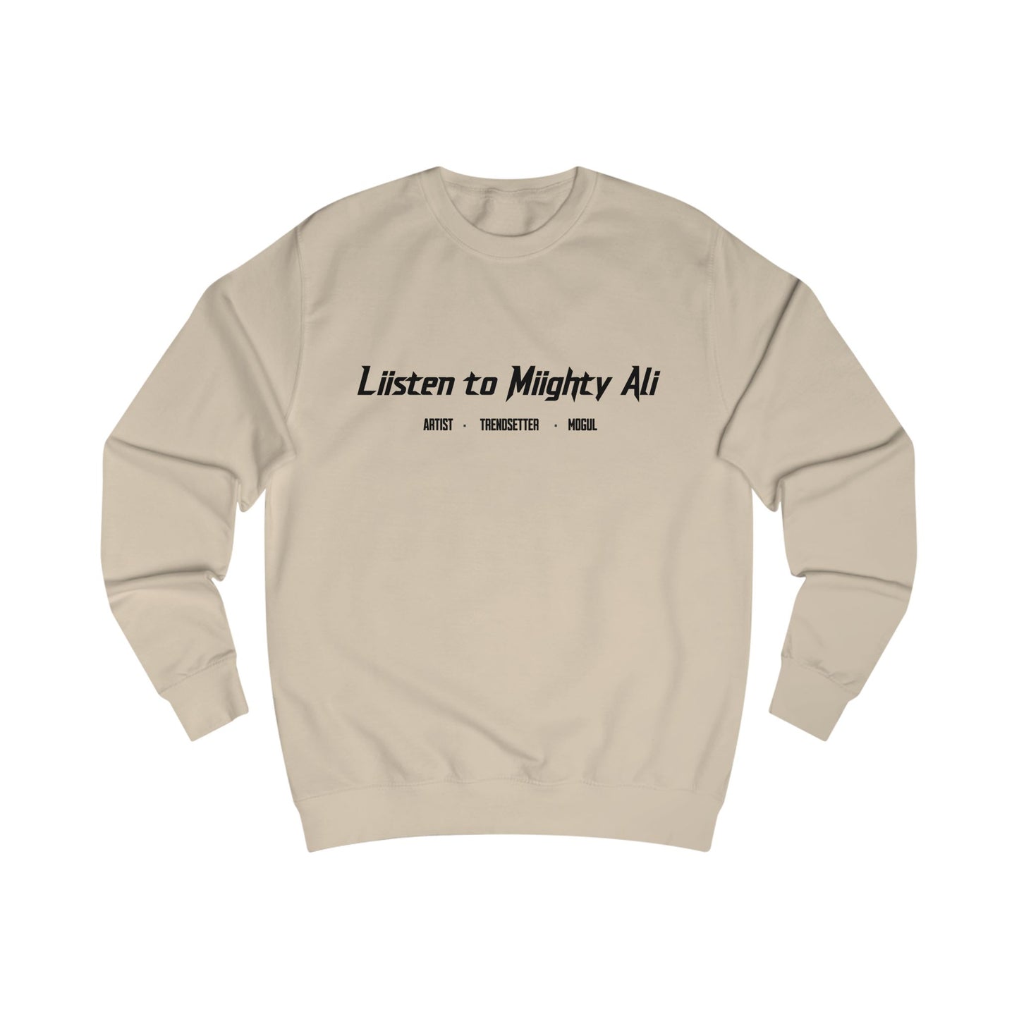 “Listen to Miighty Ali” Fan Crewneck Sweater