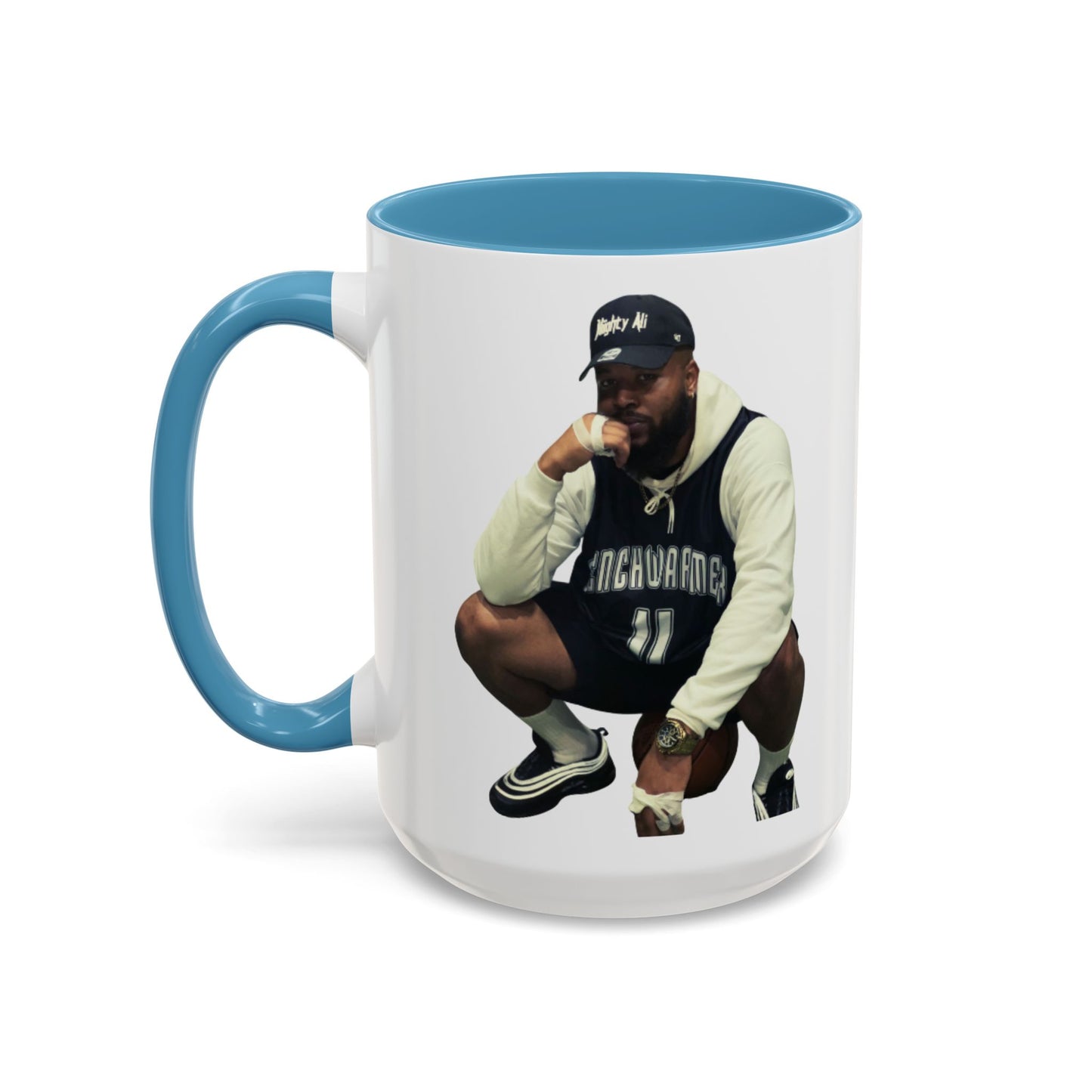 Miighty Ali “Benchwarmers” Cover Mug (15oz)