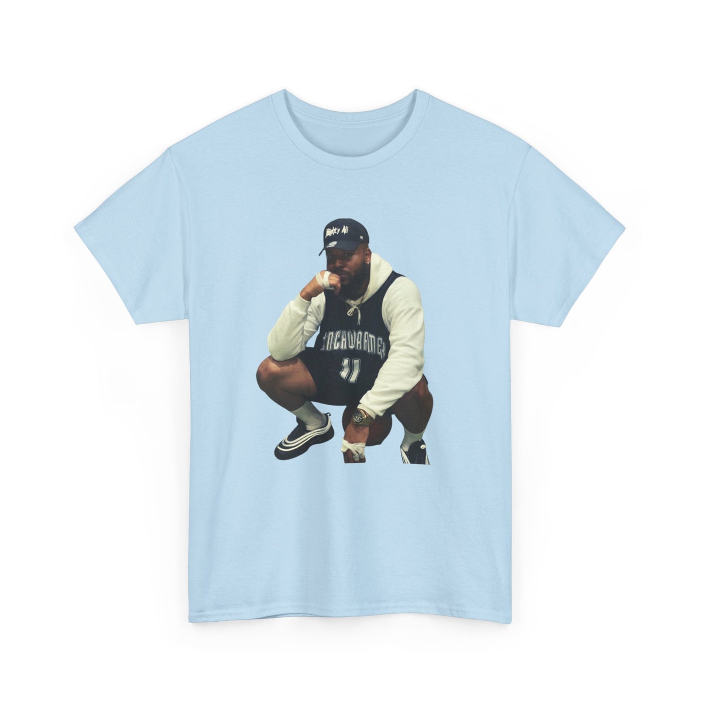 Benchwarmer Album Cover Tee, Unisex Heavy Cotton Tee