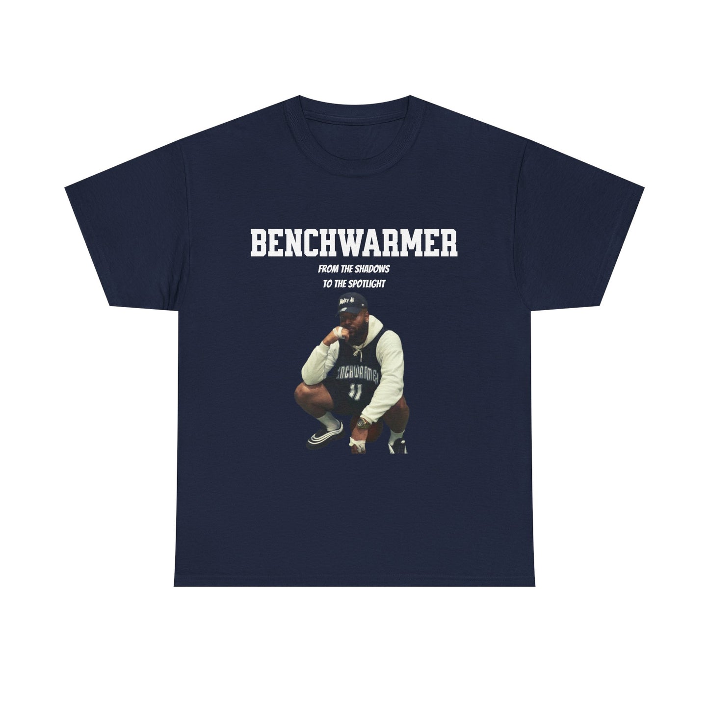 Benchwarmer Spotlight Graphic Tee: Unisex Heavy Cotton Tee
