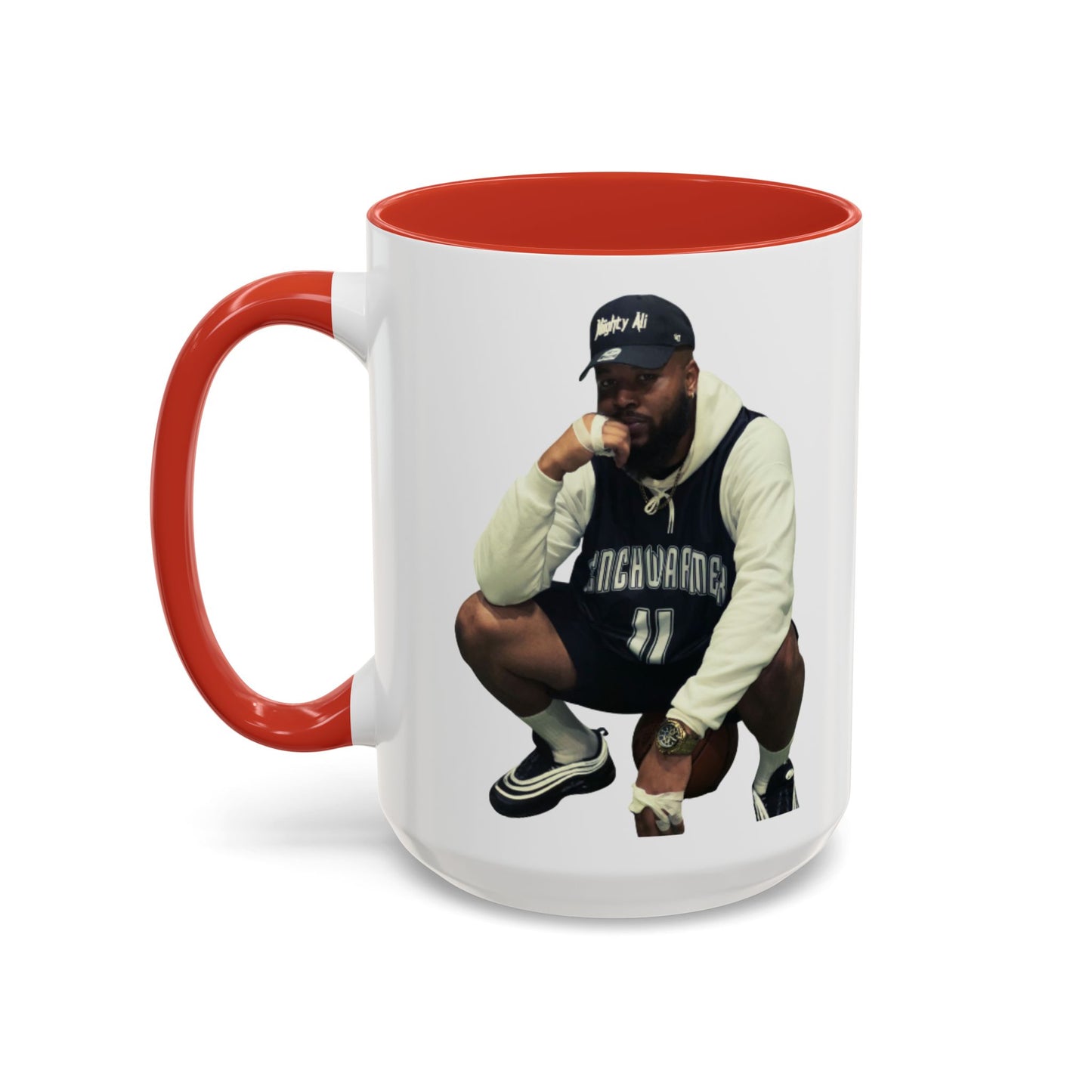 Miighty Ali “Benchwarmers” Cover Mug (15oz)