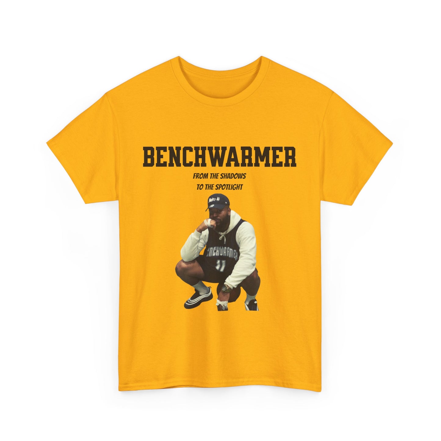 Benchwarmer Spotlight Graphic Tee: Unisex Heavy Cotton Tee
