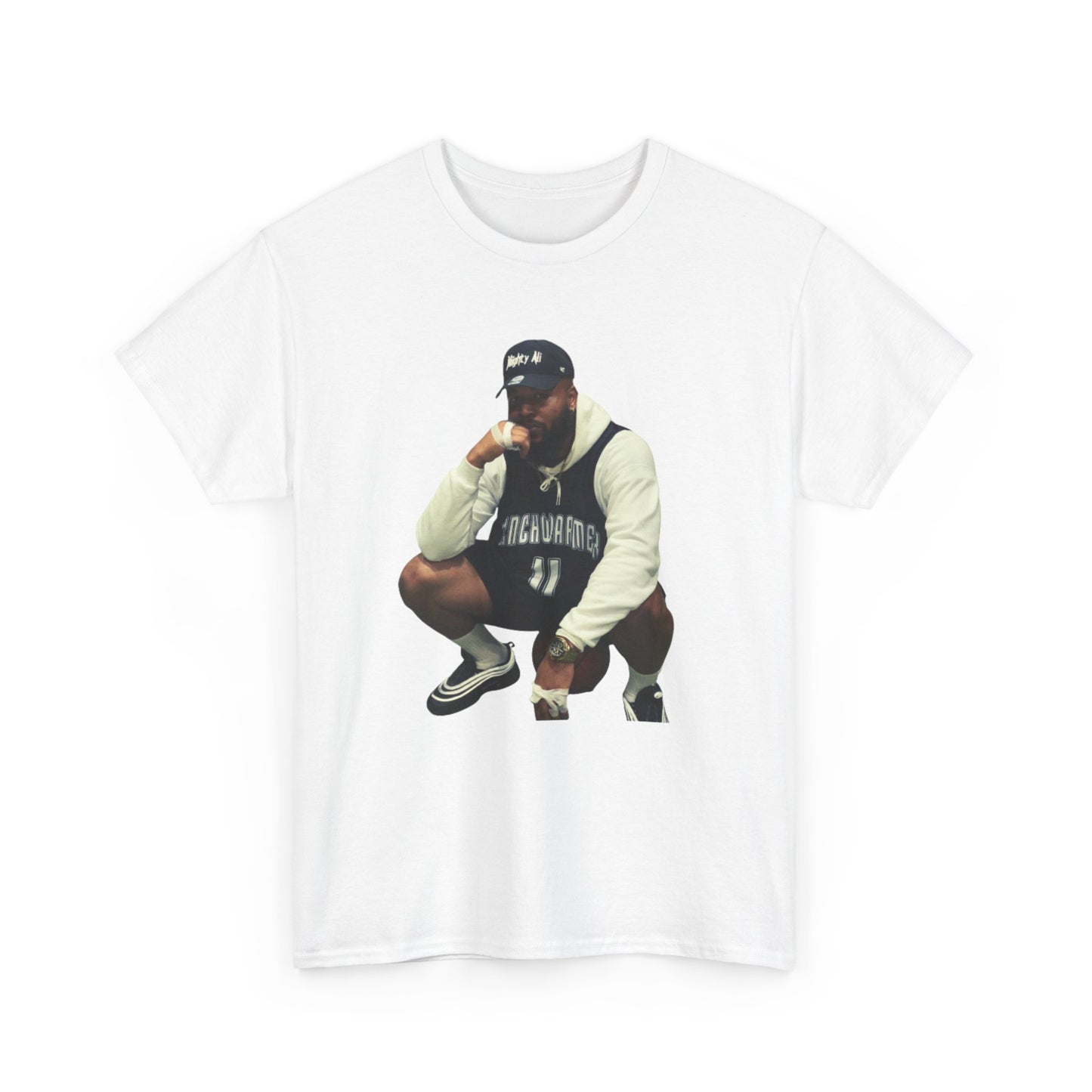 Benchwarmer Album Cover Tee, Unisex Heavy Cotton Tee