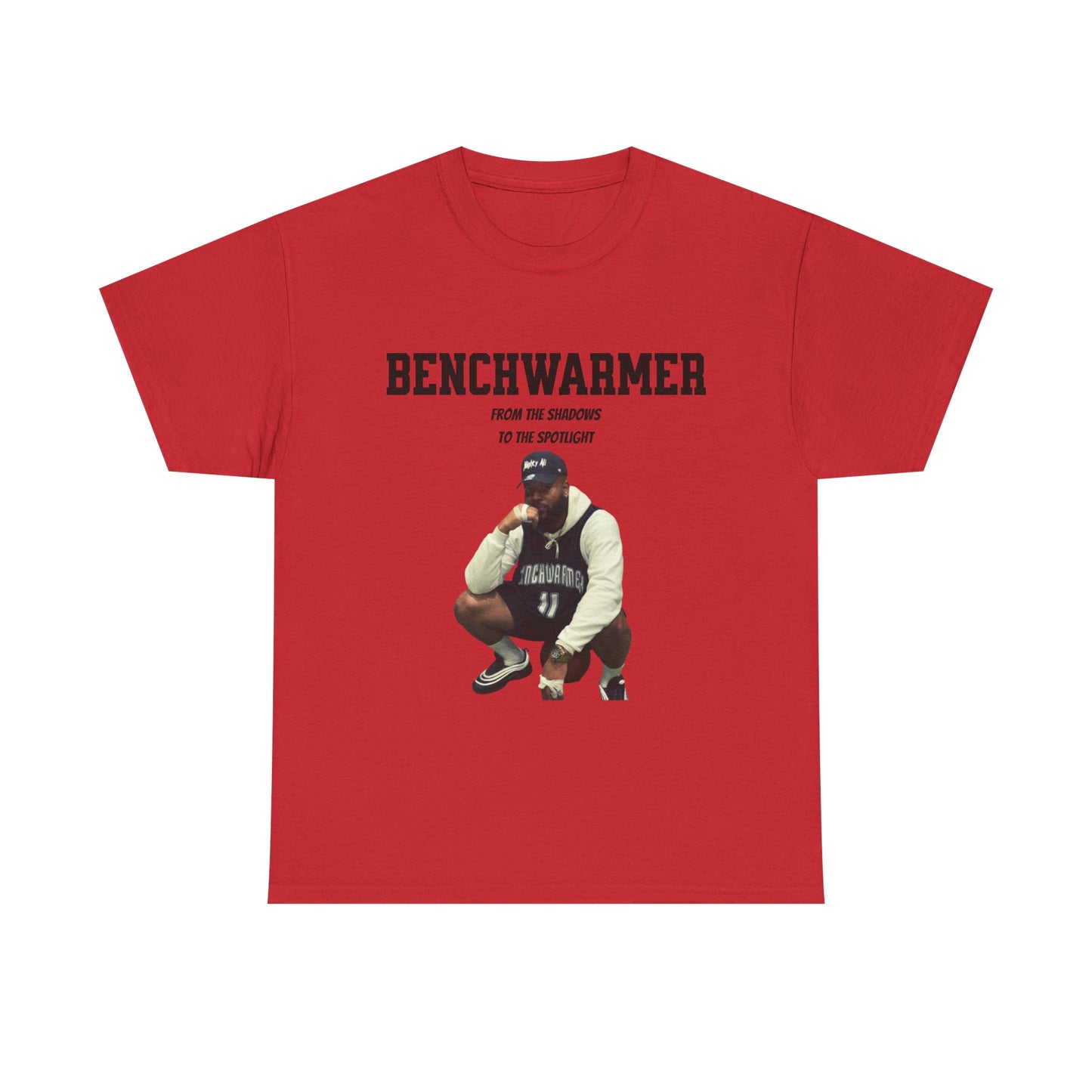 Benchwarmer Spotlight Graphic Tee: Unisex Heavy Cotton Tee
