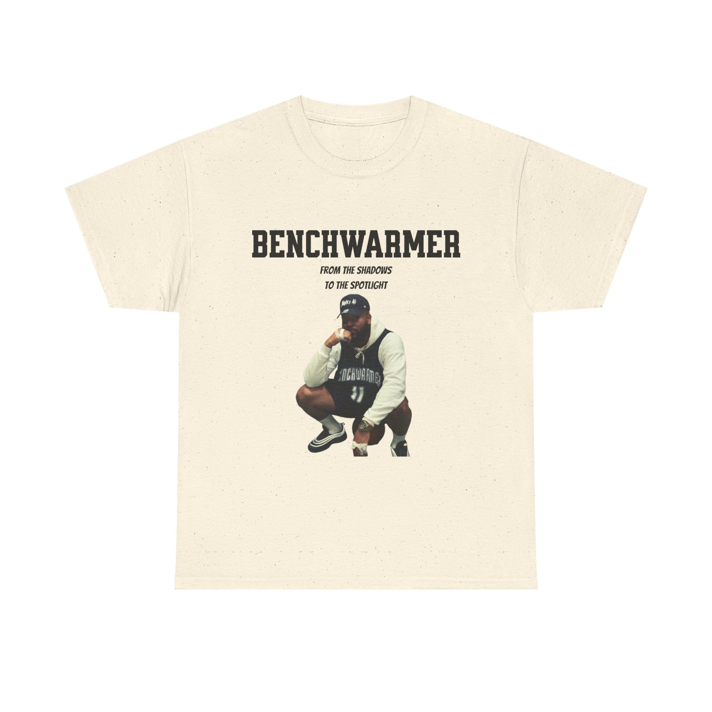 Benchwarmer Spotlight Graphic Tee: Unisex Heavy Cotton Tee