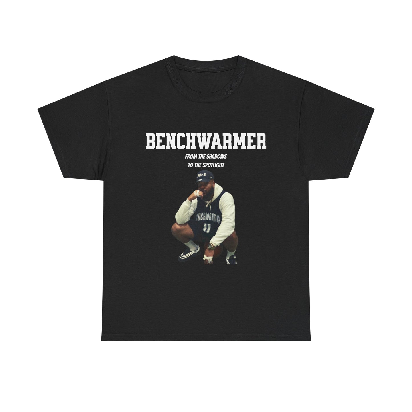 Benchwarmer Spotlight Graphic Tee: Unisex Heavy Cotton Tee