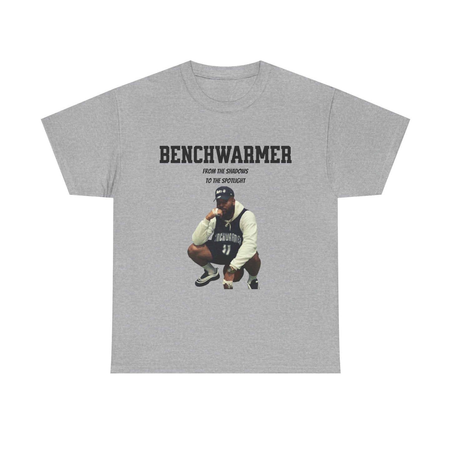 Benchwarmer Spotlight Graphic Tee: Unisex Heavy Cotton Tee