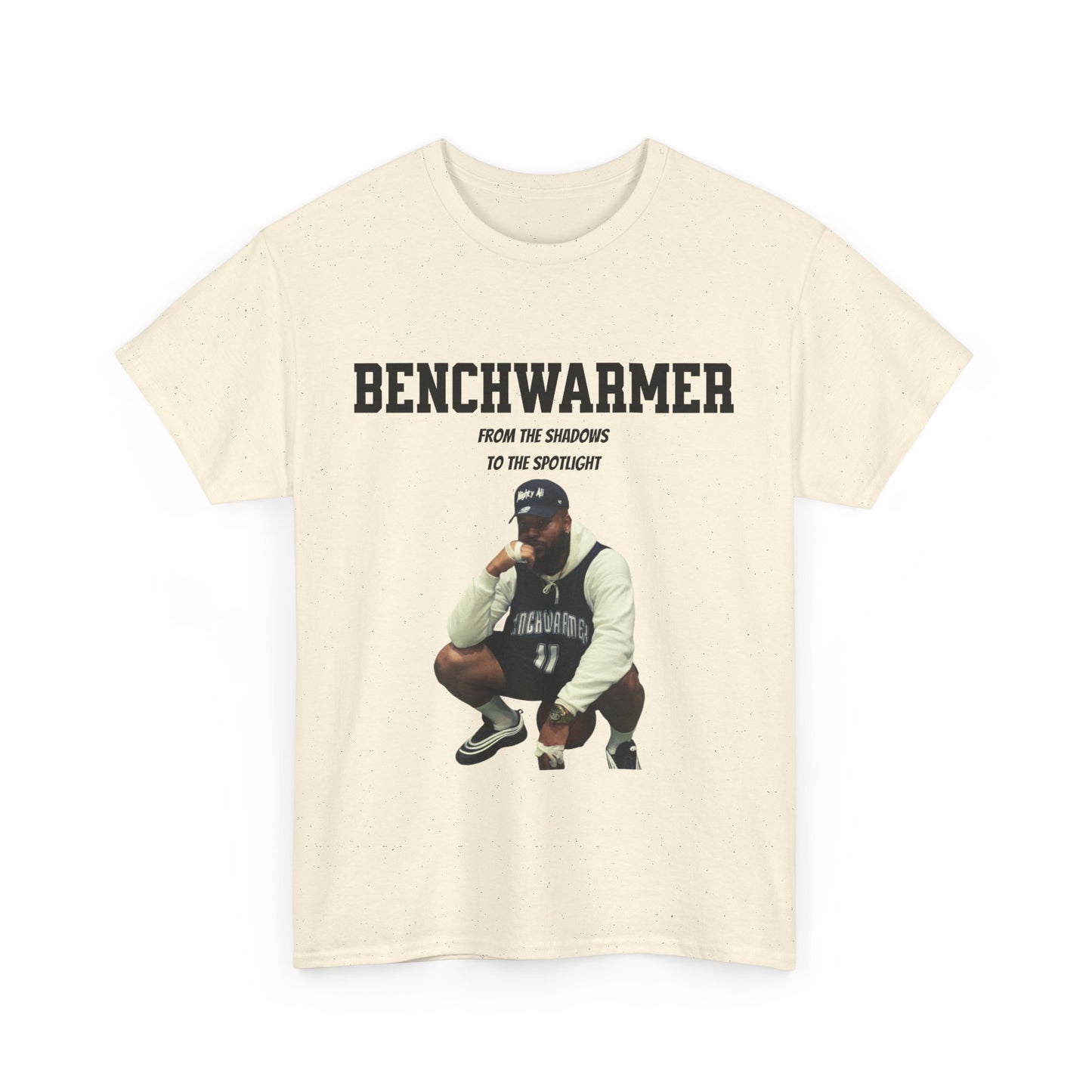 Benchwarmer Spotlight Graphic Tee: Unisex Heavy Cotton Tee