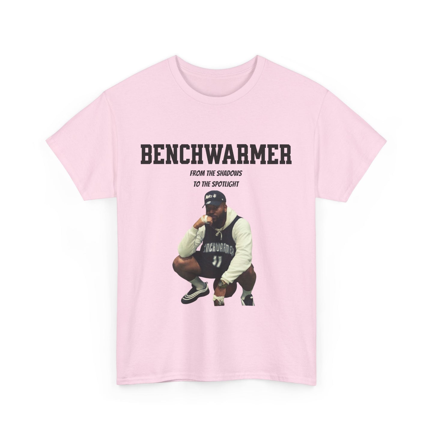 Benchwarmer Spotlight Graphic Tee: Unisex Heavy Cotton Tee