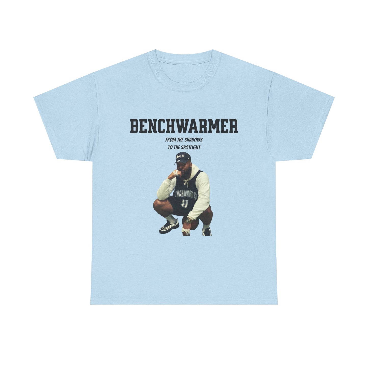 Benchwarmer Spotlight Graphic Tee: Unisex Heavy Cotton Tee