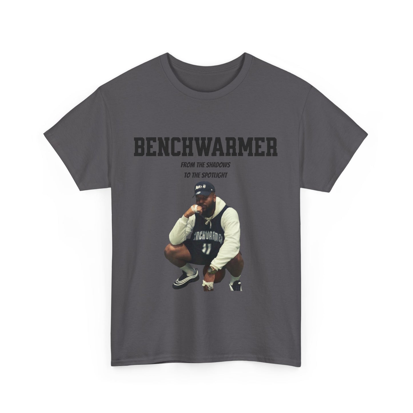 Benchwarmer Spotlight Graphic Tee: Unisex Heavy Cotton Tee