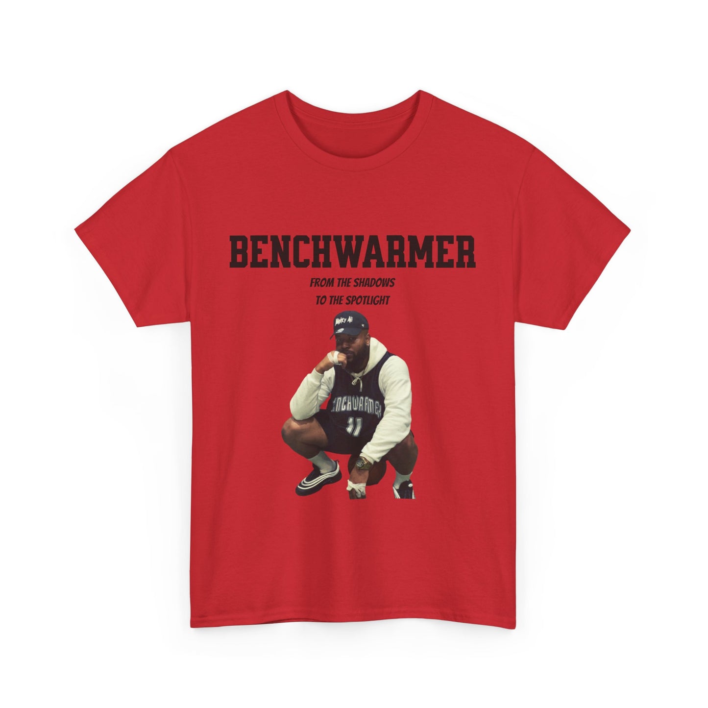 Benchwarmer Spotlight Graphic Tee: Unisex Heavy Cotton Tee