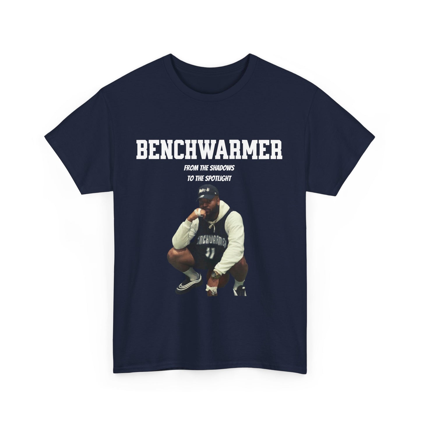 Benchwarmer Spotlight Graphic Tee: Unisex Heavy Cotton Tee