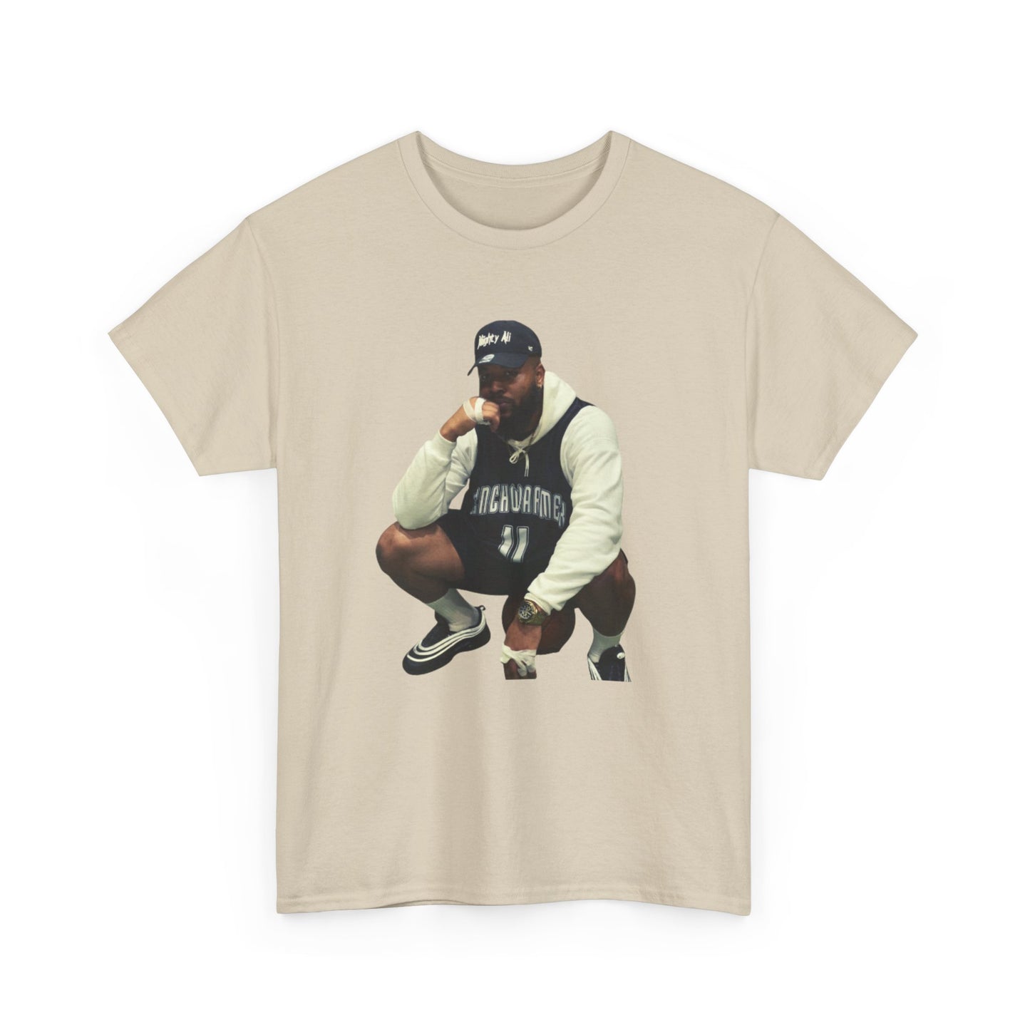 Benchwarmer Album Cover Tee, Unisex Heavy Cotton Tee