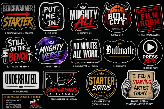 Benchwarmers Sticker Pack